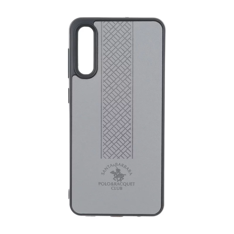 قاب طرح چرم Polo هاشور دار Samsung Galaxy A50 / A50s / A30s - طوسی - تصویر 2