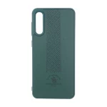 قاب طرح چرم Polo هاشور دار Samsung Galaxy A50 / A50s / A30s - سبز
