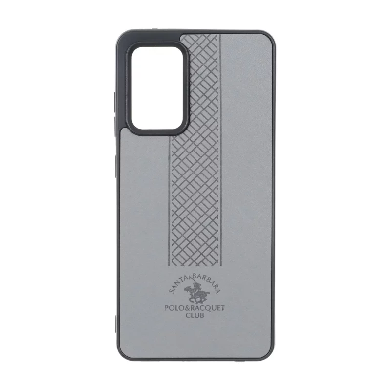 قاب طرح چرم Polo هاشور دار Samsung Galaxy A52 / A52s - طوسی - تصویر 2