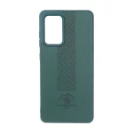 قاب طرح چرم Polo هاشور دار Samsung Galaxy A52 / A52s - سبز