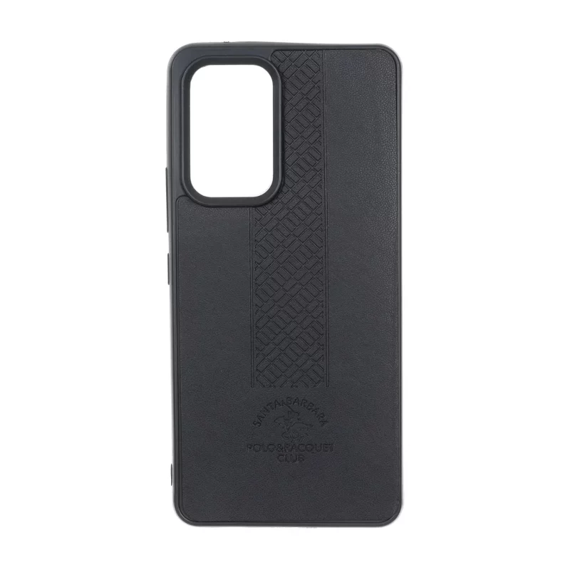 قاب طرح چرم Polo هاشور دار Samsung Galaxy A53 - مشکی - تصویر 2
