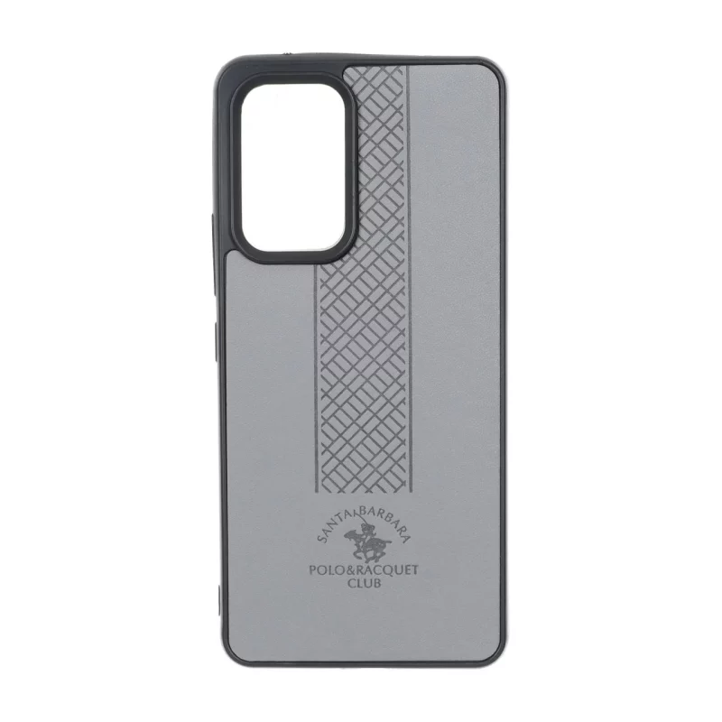 قاب طرح چرم Polo هاشور دار Samsung Galaxy A53 - طوسی - تصویر 2