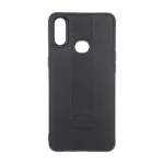 قاب طرح چرم Polo هاشور دار Samsung Galaxy A10s - مشکی