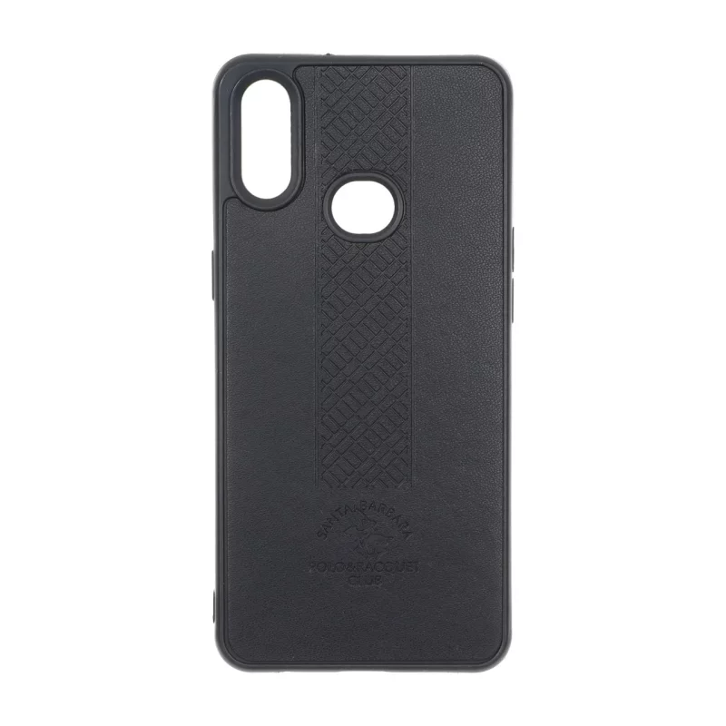 قاب طرح چرم Polo هاشور دار Samsung Galaxy A10s - مشکی - تصویر 2