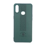 قاب طرح چرم Polo هاشور دار Samsung Galaxy A10s - سبز