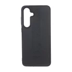 قاب طرح چرم Polo هاشور دار Samsung Galaxy S24 FE - مشکی