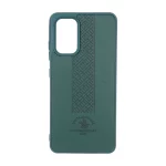 قاب طرح چرم Polo هاشور دار Samsung Galaxy A32 4G - سبز