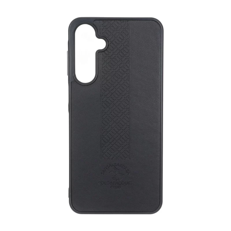 قاب طرح چرم Polo هاشور دار Samsung Galaxy A16 - مشکی - تصویر 2