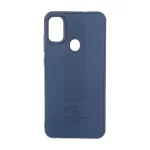 قاب طرح چرم Polo هاشور دار Samsung Galaxy A11 / M11 - سرمه ای