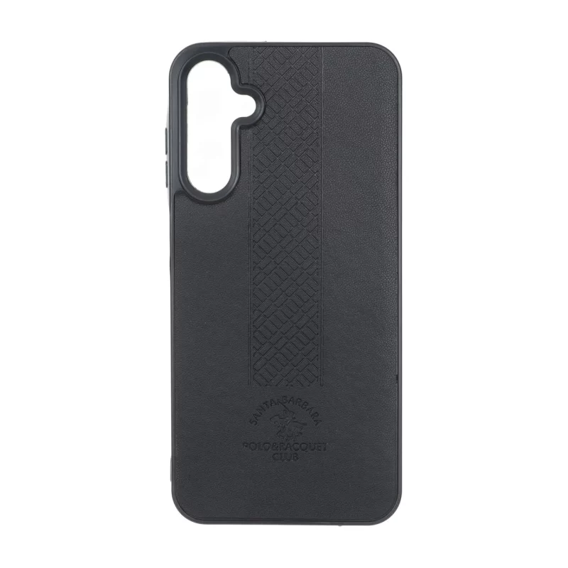 قاب طرح چرم Polo هاشور دار Samsung Galaxy A15 - مشکی - تصویر 2