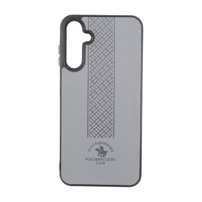 قاب طرح چرم Polo هاشور دار Samsung Galaxy A15 - طوسی - تصویر 2
