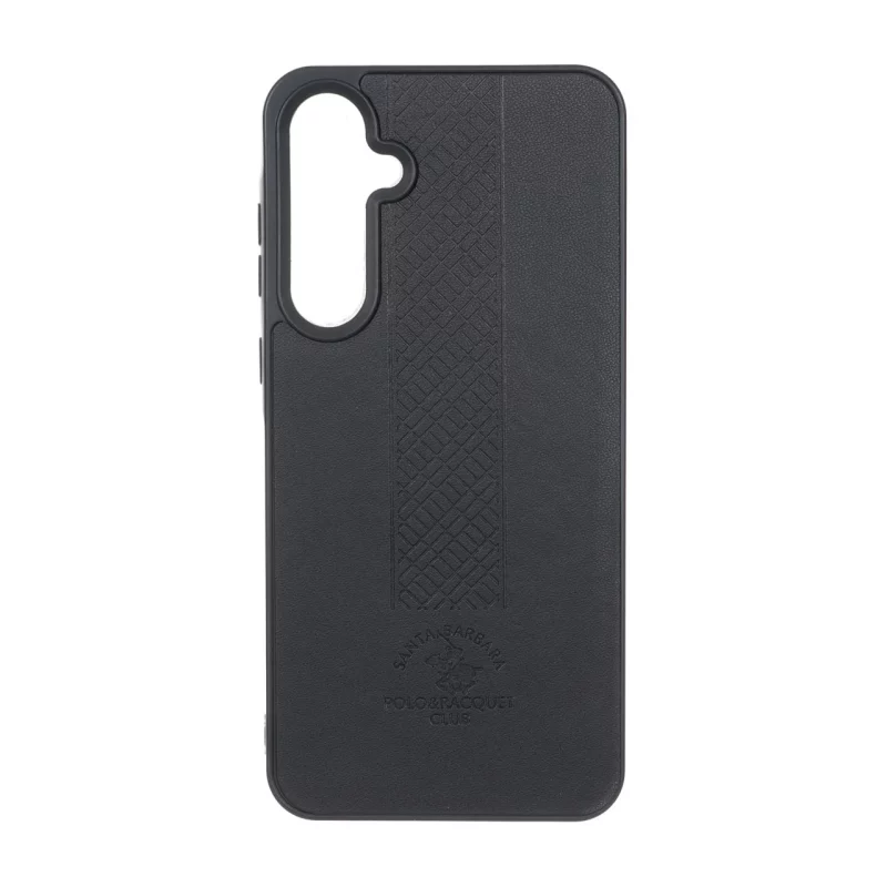 قاب طرح چرم Polo هاشور دار Samsung Galaxy A35 / A55 - مشکی - تصویر 2