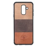قاب Santa Barbara طرح پارچه ای سه رنگ Samsung Galaxy A6 Plus - کد 221