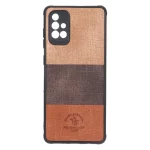 قاب Santa Barbara طرح پارچه ای سه رنگ Samsung Galaxy A71 - کد 255