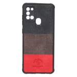 قاب Santa Barbara طرح پارچه ای سه رنگ Samsung Galaxy A21s - کد 329