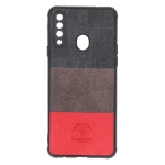 قاب Santa Barbara طرح پارچه ای سه رنگ Samsung Galaxy A20s - کد 368