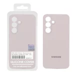 قاب سیلیکونی پاک کنی اورجینال Master Quality مدل Samsung Galaxy S25 FE - خاکی (پک دار)