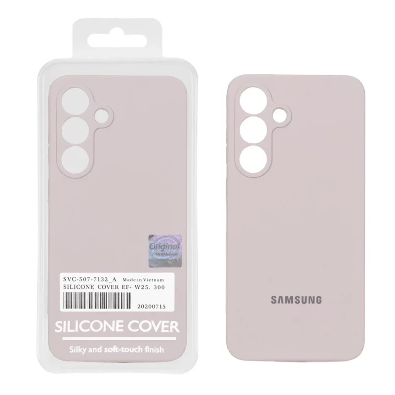 قاب سیلیکونی پاک کنی اورجینال Master Quality مدل Samsung Galaxy S25 FE - خاکی (پک دار) - تصویر 2