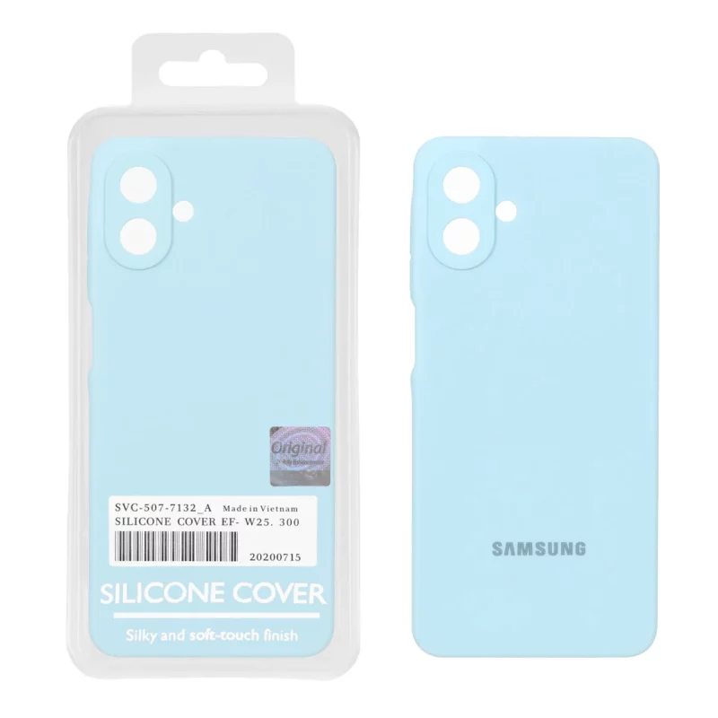 قاب سیلیکونی پاک کنی اورجینال Master Quality مدل Samsung Galaxy A07 - آبی آسمانی (پک دار) - تصویر 2