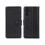 کیف موبایل چرمی مگنتی محافظ لنزدار Samsung Galaxy A13 5G / A04s / M13 4G / M23 / F13 - مشکی کد 1