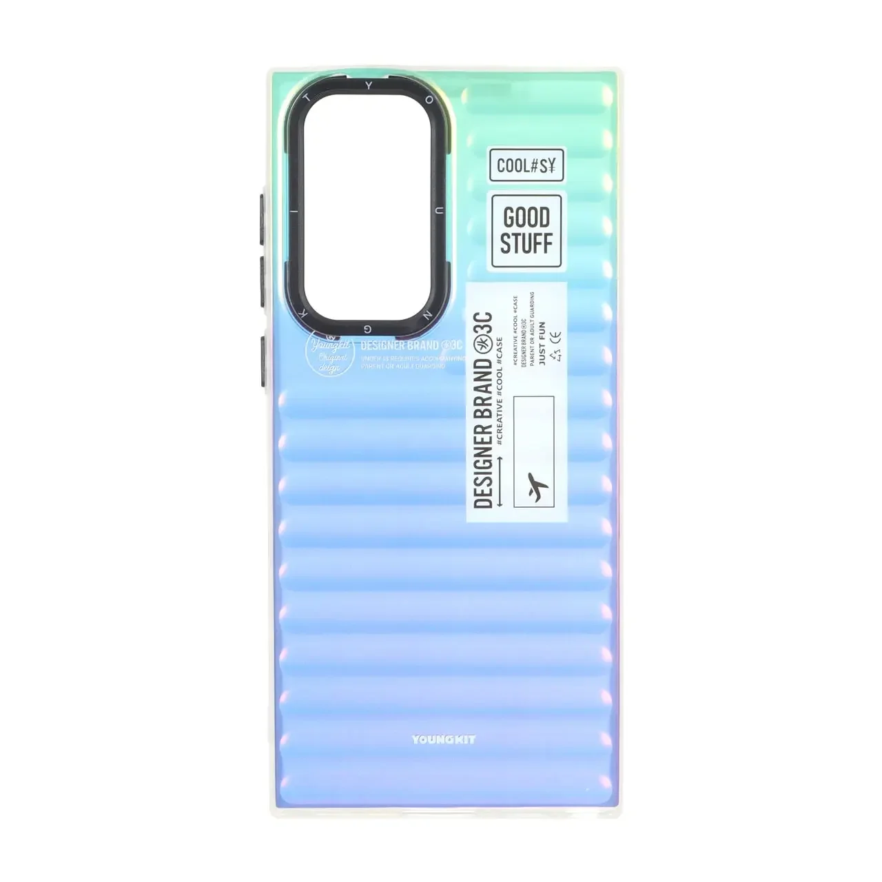 19178-4575820-1 قاب یانگ کیت هولوگرامی طرح دار دور مات Samsung Galaxy S22 Ultra - کد 43 - تصویر 1