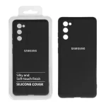 قاب نیو سیلیکون محافظ لنزدار RFF مدل Samsung S20 FE مشکی (پک دار)
