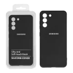 قاب نیو سیلیکون محافظ لنزدار RFF مدل Samsung S21 FE مشکی (پک دار)