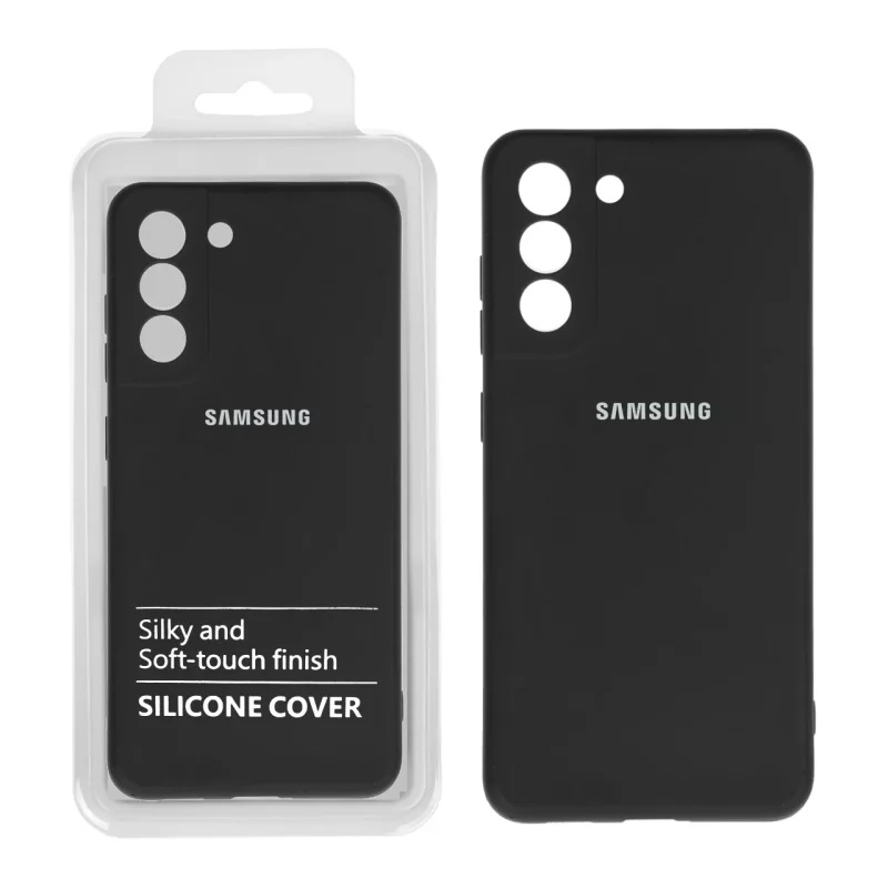 قاب نیو سیلیکون محافظ لنزدار RFF مدل Samsung S21 FE مشکی (پک دار) - تصویر 2