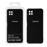 قاب نیو سیلیکون محافظ لنزدار RFF مدل Samsung A22 - 5G - مشکی کد1 (پک دار)