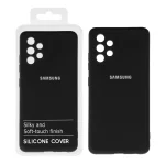 قاب نیو سیلیکون محافظ لنزدار RFF مدل Samsung A32 - 4G - مشکی (پک دار)