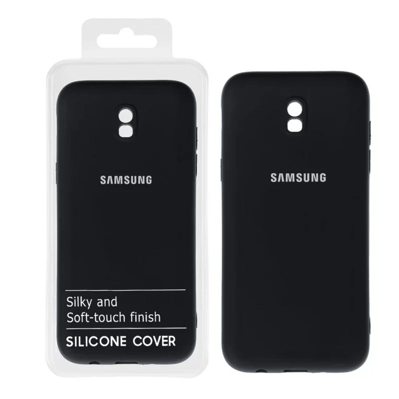 قاب نیو سیلیکون محافظ لنزدار RFF مدل Samsung J5 Pro - مشکی کد 1 (پک دار) - تصویر 2