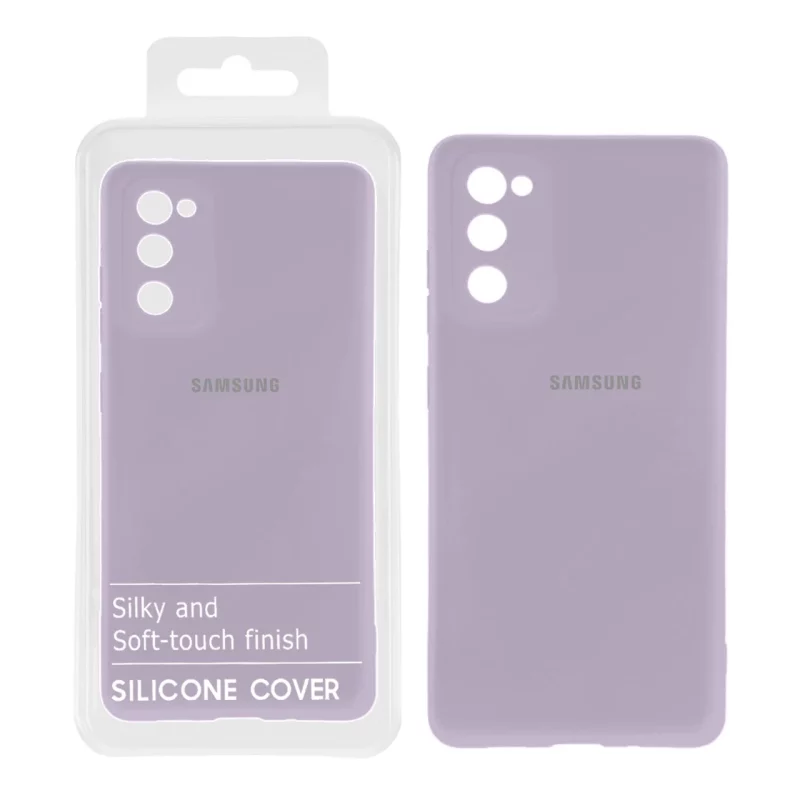 قاب نیو سیلیکون محافظ لنزدار RFF مدل Samsung S20 FE - یاسی (پک دار) - تصویر 2