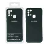قاب نیو سیلیکون محافظ لنزدار RFF مدل Samsung M31 - سبز تیره (پک دار)