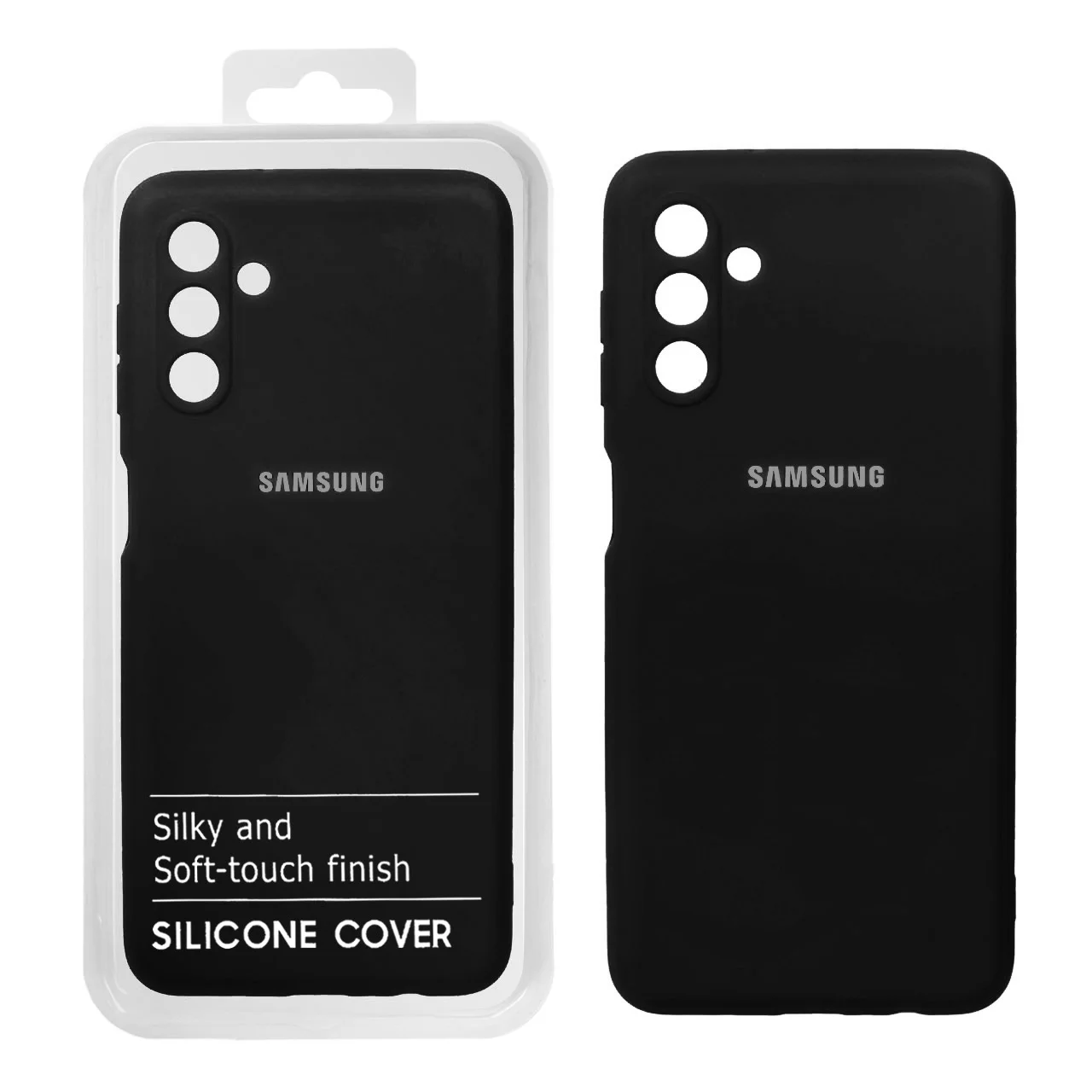 19178-715280-1 قاب نیو سیلیکون محافظ لنزدار RFF مدل Samsung A04S / A13 - 5G / F13 /M13- - مشکی کد 5 (پک دار) - تصویر 1
