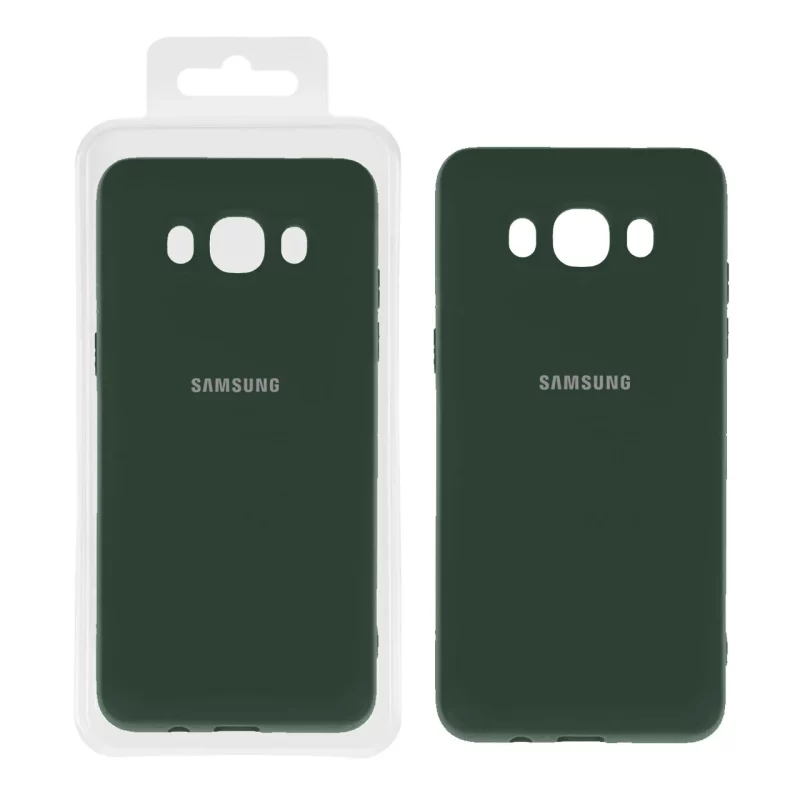 قاب نیو سیلیکون محافظ لنزدار RFF مدل Samsung J5 2016 / J510 - سبز (پک دار) - تصویر 2