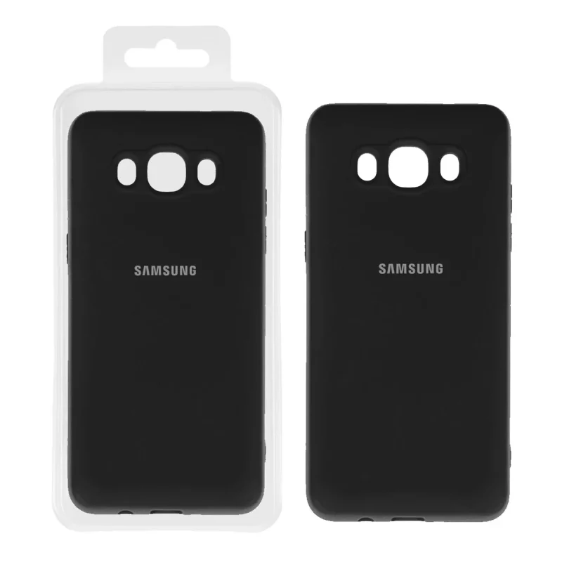 قاب نیو سیلیکون محافظ لنزدار RFF مدل Samsung J5 2016 / J510 - مشکی کد7 (پک دار) - تصویر 2