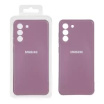 قاب نیو سیلیکون محافظ لنزدار RFF مدل Samsung S21 Fe - بادمجانی کد 8 (پک دار)