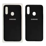 قاب سیلیکونی پاک کنی اورجینال Samsung A20S - مشکی (پک اصلی)