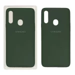 قاب سیلیکونی پاک کنی اورجینال Samsung A20S - سبز (پک اصلی)