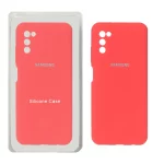 قاب سیلیکونی پاک کنی محافظ لنزدار اورجینال Samsung A02S/A03S - قرمز (پک اصلی)