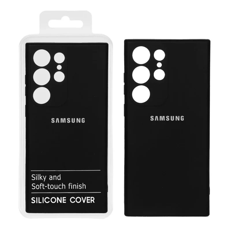 قاب نیو سیلیکون محافظ لنزدار RFF مدل Samsung S23 Ultra - مشکی کد 9 (پک دار) - تصویر 2