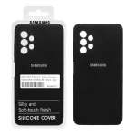 قاب سیلیکونی پاک کنی اورجینال درجه یک Samsung A23 - مشکی (پک دار)