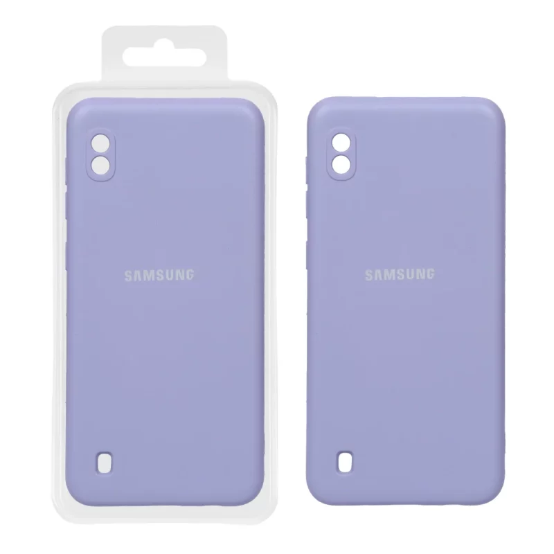 قاب نیو سیلیکون محافظ لنزدار RFF مدل Samsung A10 / M10E - یاسی کد 9 (پک دار) - تصویر 2