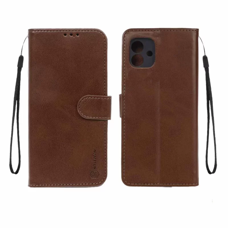 کیف موبایل مگنتی Nillkin مدل Samsung A04 / M13-5G - قهوه ای - تصویر 2