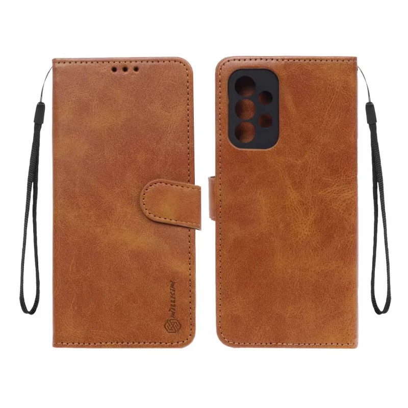 کیف موبایل مگنتی Nillkin مدل Samsung A23 - عسلی - تصویر 2