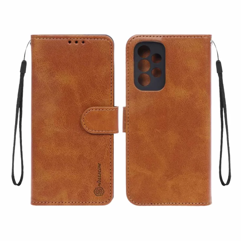 کیف موبایل مگنتی Nillkin مدل Samsung A33 - عسلی - تصویر 2