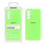 قاب سیلیکونی پاک کنی اورجینال درجه یک Samsung Galaxy A54 - سبز فسفری (پک دار)