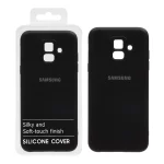 قاب نیو سیلیکون محافظ لنزدار RFF مدل Samsung Galaxy A6 - مشکی (پک دار)