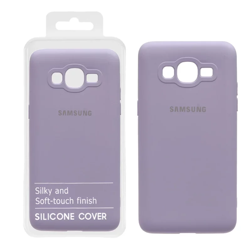 قاب نیو سیلیکون محافظ لنزدار RFF مدل Samsung Galaxy J5 (2015) / J500 - یاسی (پک دار) - تصویر 2
