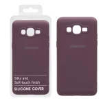 قاب نیو سیلیکون محافظ لنزدار RFF مدل Samsung Galaxy J2 Prime / G530 / Grand Prime - بادمجانی (پک دار)